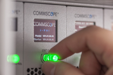 The ION-U DAS includes CommScope's i-POI subrack interface solution that incorporates base transceiver station (BTS) conditioning, signal combining, splitting, power management monitoring, E911 support, and various test options into a single, streamlined component. (Photo: Business Wire)