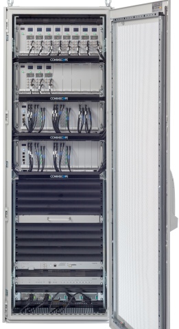 CommScope's new ION-U offers a unified indoor-outdoor, low and high power platform in a single DAS master unit, which reduces space requirements and the number of cable runs while maximizing design flexibility. (Photo: Business Wire)