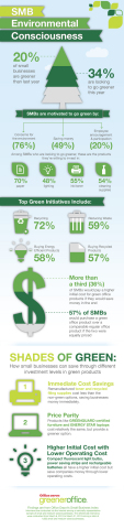 SMB Environmental Consciousness Infographic (Graphic: Business Wire)