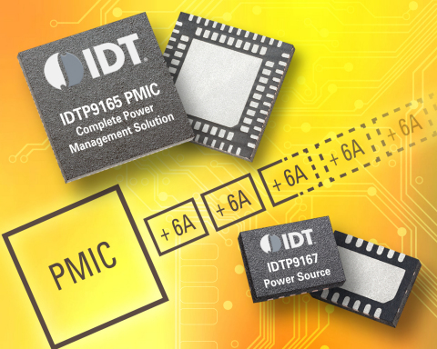 IDT Announces Industry's First Power Management Solution with Innovative Patented Distributed Power Technology for Portable Multi-core Application Processors (Graphic: Business Wire)