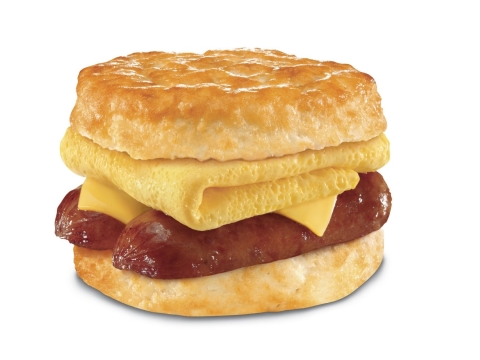 Hillshire Farm Smoked Sausage, Egg & Cheese Biscuit at Carl's Jr. and Hardee's (Photo: Business Wire)