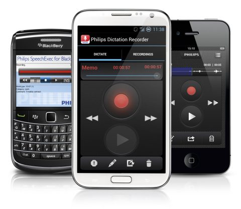 Philips dictation recorder for smartphones (Photo: Business Wire)