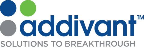 New Addivant Corporate Identity - A team of employees in R&D, engineering and sales created the name Addivant(TM) to emphasize the company's intent to deliver competitive advantages through innovative additive solutions to the specialty chemicals industry and customers around the world. A new signature line, Solutions to Breakthrough, represents the company's mission to work intimately with customers to solve their toughest challenges and deliver customized, next-generation chemical and material solutions. (Graphic: Business Wire)
