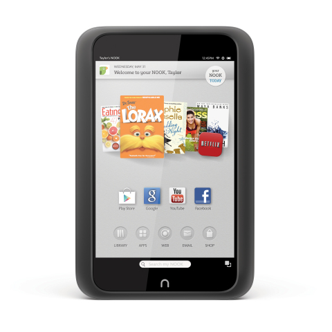 Barnes & Noble Announces Google Play(TM) on NOOK(R) HD and NOOK(R) HD+ (Photo: Business Wire)