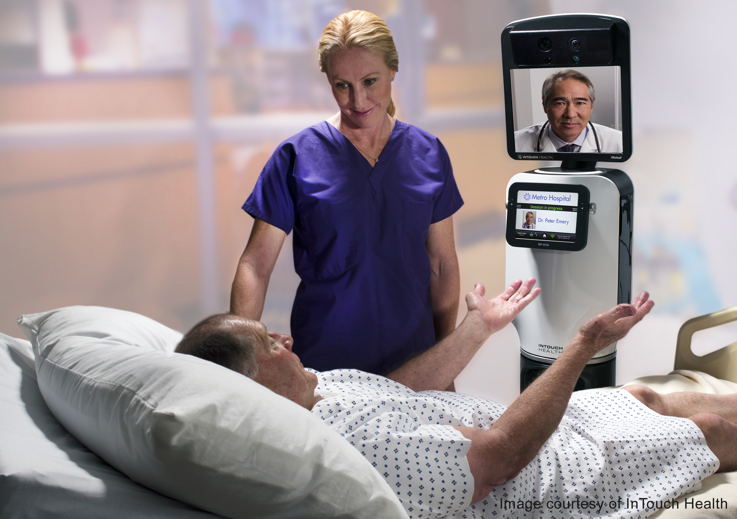 InTouch Health and iRobot Announce First Customers to Install The New Face Telemedicine | Business Wire