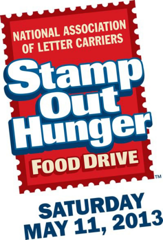 On Saturday, May 11, 2013, Campbell Soup Company (NYSE:CPB) will join forces with the National Association of Letter Carriers (NALC) to support Feeding America and help Stamp Out Hunger across America. Now in its 21st year, the annual food drive helps provide assistance to the millions of Americans struggling to put food on the table. (Graphic: Business Wire)