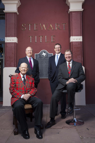 Three generations of Morris' gathered at the historic Galveston office, the original Stewart Title headquarters, to commemorate Stewart Title's 120th anniversary. (Photo: Business Wire) 