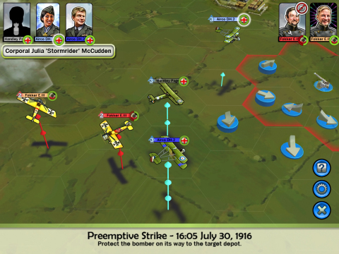 This image, taken from Sid Meier’s Ace Patrol from 2K and Firaxis Games’, showcases the multiplayer functionality, as well as the use of the hexagonal style of gameplay featured throughout the game. (Graphic: Business Wire)