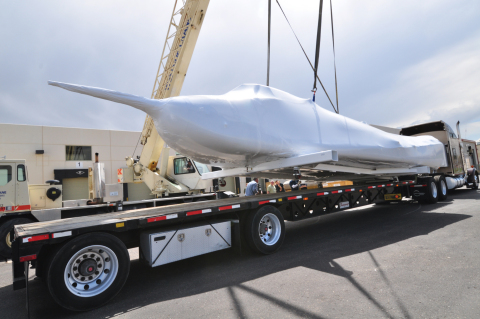 Dream Chaser flight vehicle prepares for shipment to NASA Dryden. (Photo: Business Wire)