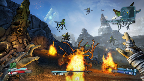 Borderlands 2 players have a variety of ways to unleash Krieg's fury, one such way, pictured here, is to breath fire and ignite his enemies. The sixth playable character class for the critically and commercially successful shooter-looter is available now across all available platforms via the Psycho Pack. (Graphic: Business Wire)