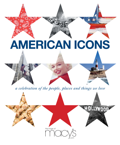 Macy's American Icons campaign kicks-off on May 15 and runs through July 4 in salute to the people, places and things that make our country great. (Graphic: Business Wire)