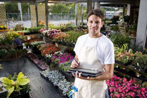 Floral Shop Tablet Use (Photo: Business Wire)