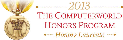 UpToDate has been named by IDG's Computerworld Honors Program as a 2013 Laureate for its Global Health Initiative. Image courtesy of IDG Computerworld. (Graphic: Business Wire)