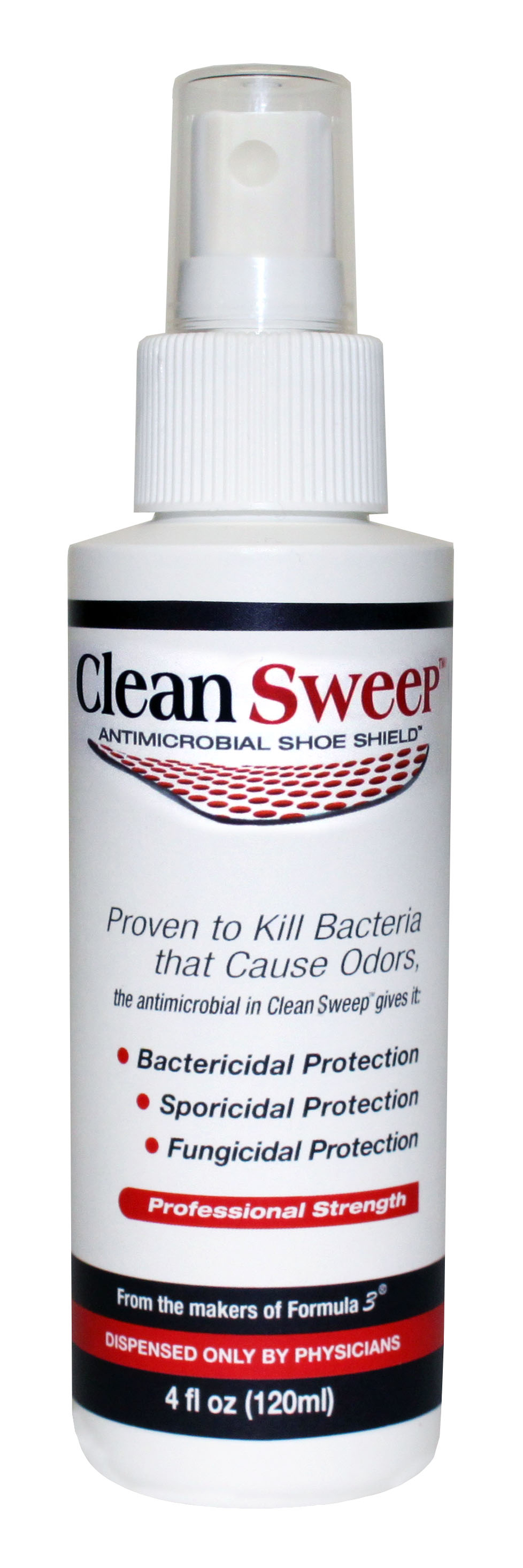 Clean Sweep™ Eliminates 99.9% of Shoe Odor Causing Bacteria and Fungus