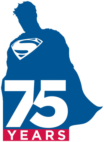 Superman 75th Anniversary Logo (Graphic: Business Wire)