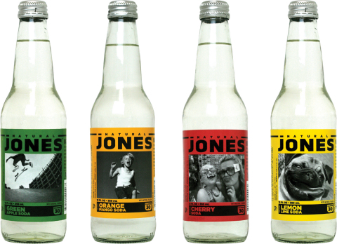 Natural Jones Soda, available exclusively in California, is made from a proprietary blend of natural sweeteners and contains 30 calories, five grams of fiber and five grams of sugar. (Photo: Business Wire)