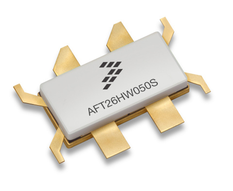 One of Freescale Semiconductor's newest Airfast RF power products. (Graphic: Business Wire)