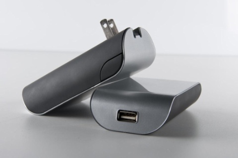 The ZAGGsparq charges any device that utilizes a USB and features built-in prongs that allow the device to double as a wall charger, eliminating the need for an extra power adapter. (Photo: Business Wire)