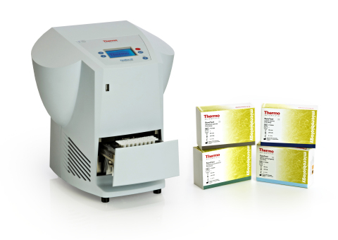 The Thermo Scientific SureTect PCR system. SureTect Salmonella Species Assay has now been granted Performance Tested Method status by the AOAC Research Institute. (Photo: Business Wire)