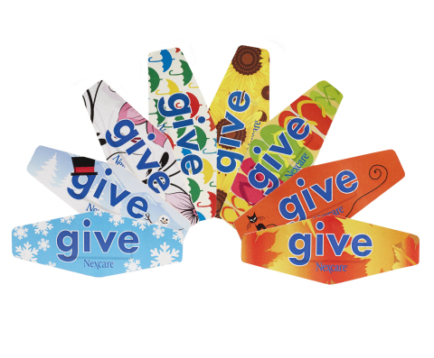 The 2013 Nexcare Give Bandage Collection Demonstrates that "Giving Blood is Always in Season" (Photo: 3M)