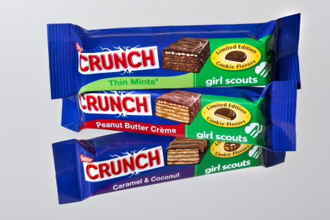 Nestle Crunch Girl Scout Candy Bars (Photo: Business Wire)