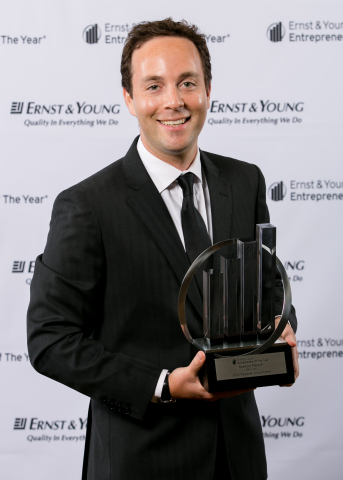 Spencer Rascoff, CEO at Zillow, Inc., Seattle, Wash., was one of the winners for the Pacific Northwest region at the Ernst & Young Entrepreneur Of The Year(R) 2013 Award gala at the Hyatt Regency Bellevue on June 7, 2013. (Photo: Business Wire)