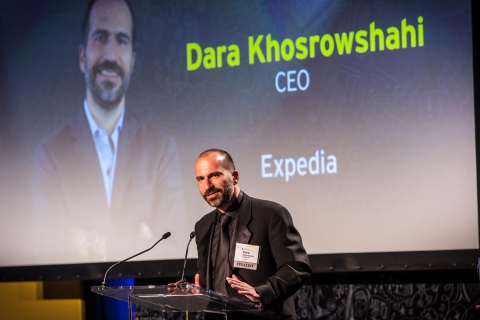Dara Khosrowshahi, CEO at Expedia, Inc., in Bellevue, Wash., was one of the winners for the Pacific Northwest region at the Ernst & Young Entrepreneur Of The Year(R) 2013 Award gala at the Hyatt Regency Bellevue on June 7, 2013. (Photo: Business Wire)