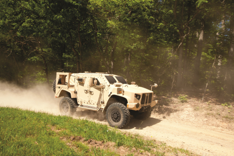 The Oshkosh JLTV solution, L-ATV, provides troops with next-generation light vehicle performance, allowing them to get to the fight, complete their mission and return safely.  The Oshkosh team has applied extensive in-theater MRAP experience to its L-ATV design to provide an unprecedented combination of protection, transportability, mobility and lifecycle value for the JLTV program. (Photo: Oshkosh Defense)