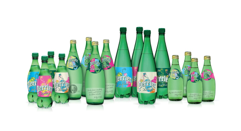 Perrier(R) Sparkling Natural Mineral Water pays tribute to Andy Warhol with a series of limited-edition bottles inspired by the pop art legend. The Perrier Warhol collection will be available wherever Perrier is sold beginning June 24. Created in collaboration with The Andy Warhol Foundation, the project will contribute to the Foundation's endowment from which it distributes grants in support of the visual arts. (Photo: Business Wire)