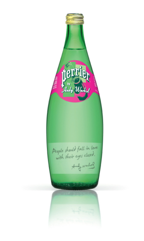 In celebration of its 150th anniversary, Perrier(R) Sparking Natural Mineral Water has collaborated with The Andy Warhol Foundation to launch limited-edition bottles inspired by Warhol's work. (Photo: Business Wire)