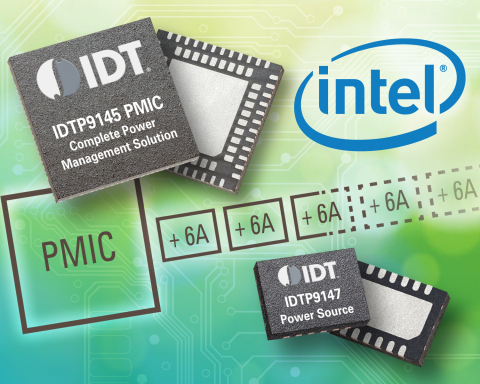 IDT Announces Innovative Power Management Solution Validated for Intel(R) Atom(TM) Processor-based Applications (Graphic: Business Wire)