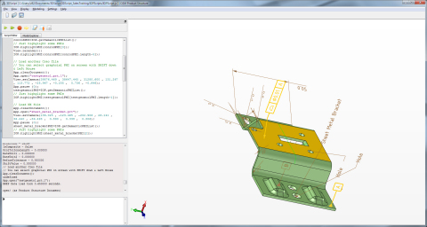 The R24 release of 3D InterOp allows developers to link the graphical PMI with the associated mechanical/semantic PMI. (Graphic: Business Wire)
