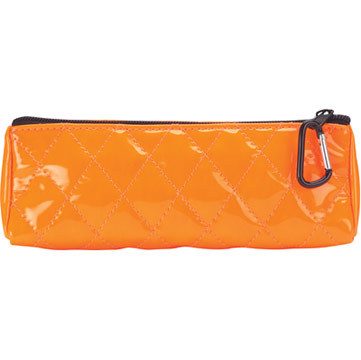 From the runway to the classroom, neon is the hottest fashion trend of the season, like this neon orange quilted collection pencil pouch. (Photo: Business Wire)