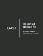 TOWN Residential Releases The Aggregate, a Robust Market Analysis of Manhattan Residential Closed Sales for Second Quarter 2013