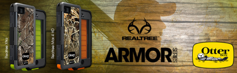 The OtterBox Armor Series with Realtree camo pairs the most versatile camouflage with the most versatile protection available for iPhones. (Graphic: OtterBox)