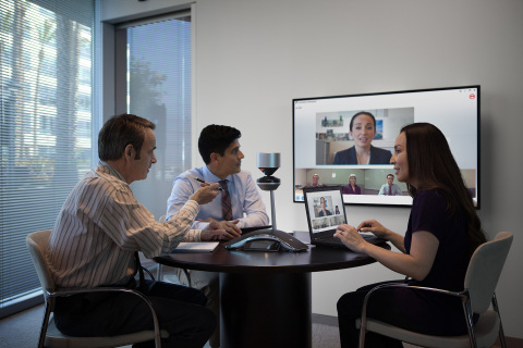 Polycom CX5500 and CX5100 are the industry's first 360-degree, panoramic 1080p HD video collaboration solutions custom-built for Microsoft(R) Lync(R) 2013. (Photo: Business Wire)