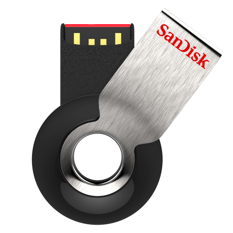 The Cruzer Orbit(TM) USB flash drive is designed with a custom 360-degree swivel. (Photo: Business Wire)