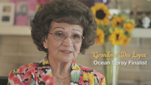 Send Grandma Dee on a sun-sational summer getaway by casting your vote at Ocean Spray's Facebook page!