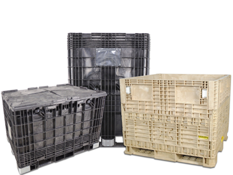 DuraGreen hopper bottom collapsible bulk containers 
from RPP Containers (Photo: Business Wire)