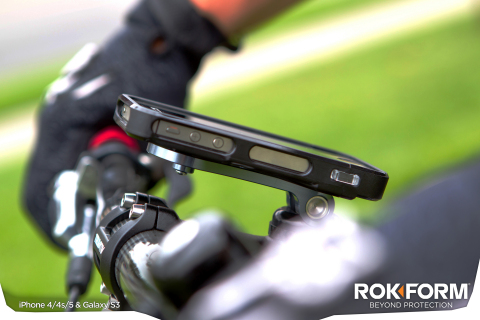 You really can have it all. Take our bike mount on your next ride and you'll be enjoying your favorite apps, music and navigation with ease. With a dual retention lock system that encompasses both our magnet kit and RokLock mounting technology, you can be assured your device is safe. And just in case that's not enough, a removable wrist lanyard adds a 3rd layer of protection. (Photo: Business Wire)