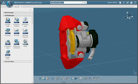 New 3DEXPERIENCE platform interface with CATIA (Photo: Business Wire)