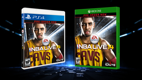 NBA LIVE 14 PS4 and Xbox One box art (Graphic: Business Wire)