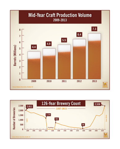 2013 Craft Brewing Industry Mid Year Growth