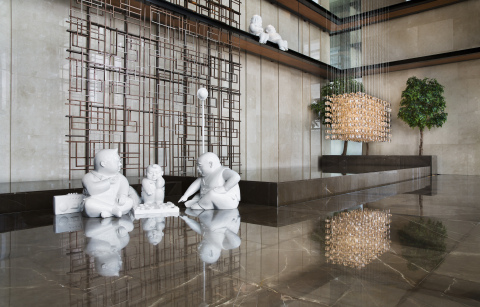 Grand Hyatt Shenyang, Locally-Inspired Artwork in Lower Lobby (Photo: Business Wire)