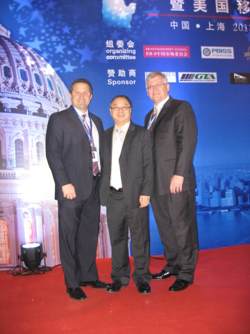 Marc Vorkapich, CEO of Watercrest Senior Living Group, Brian Su, CEO of Artisan Business Group, and Jeff Carmichael, COO of RockBridge Senior Living Communities at the Invest in America 2013 Summit in Shanghai, China (Photo: Business Wire)