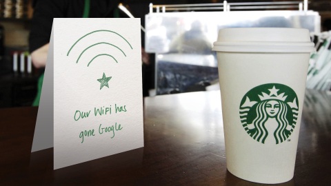 Starbucks teams up with Google to bring 10 times faster network and Wi-Fi speeds to company-operated stores in the U.S. (Photo: Business Wire)
