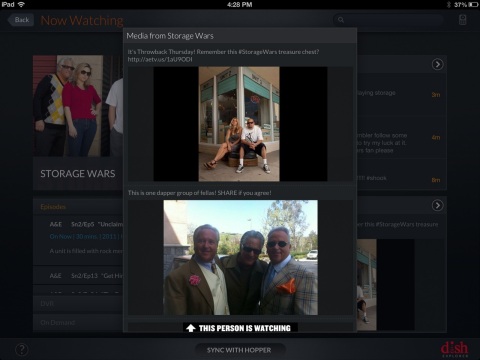 GetGlue's media feed tracks real-time activity including pictures, comments, videos, recaps and tweets. (Photo: Business Wire)
