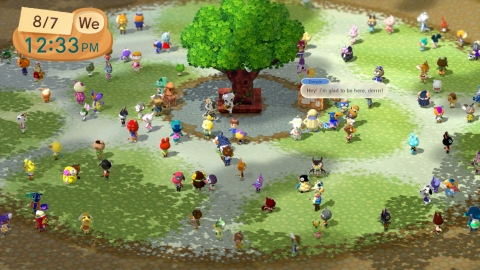 Animal Crossing Plaza Screenshot (Photo: Business Wire)