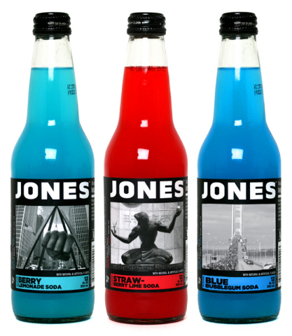 Jones Soda Co. uses iconic Michigan images on their Made in Michigan limited-edition bottles, including The Joe Louis Fist, The Spirit of Detroit and the Mackinac Bridge Walk. (Photo: Business Wire)