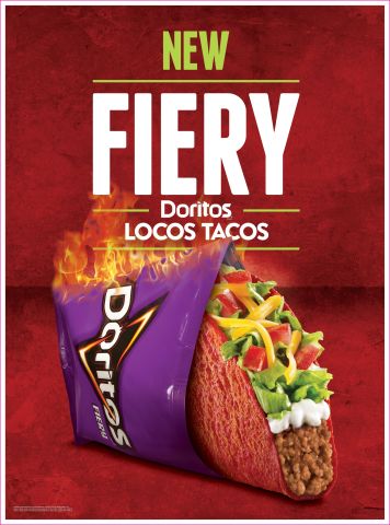 Fiery Doritos(R) Locos Tacos to Heat up Taco Bell(R) Restaurants August 22 (Photo: Business Wire)